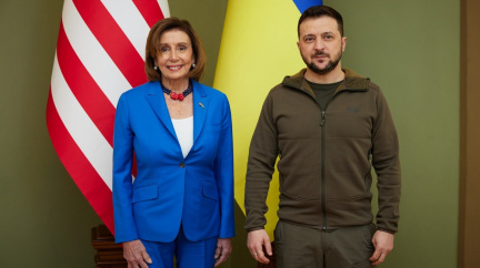 Nancy Pelosiová navštívila Kyjev. Poděkovala Ukrajině za boj za svobodu