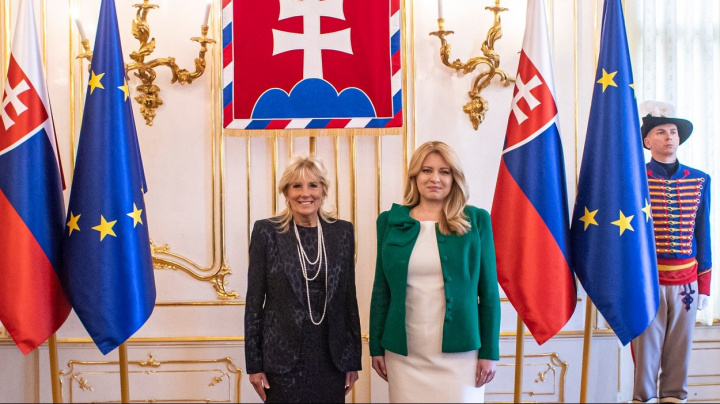 Bidenová se setkala s Čaputovou. Slovenská prezidentka ocenila podporu od USA