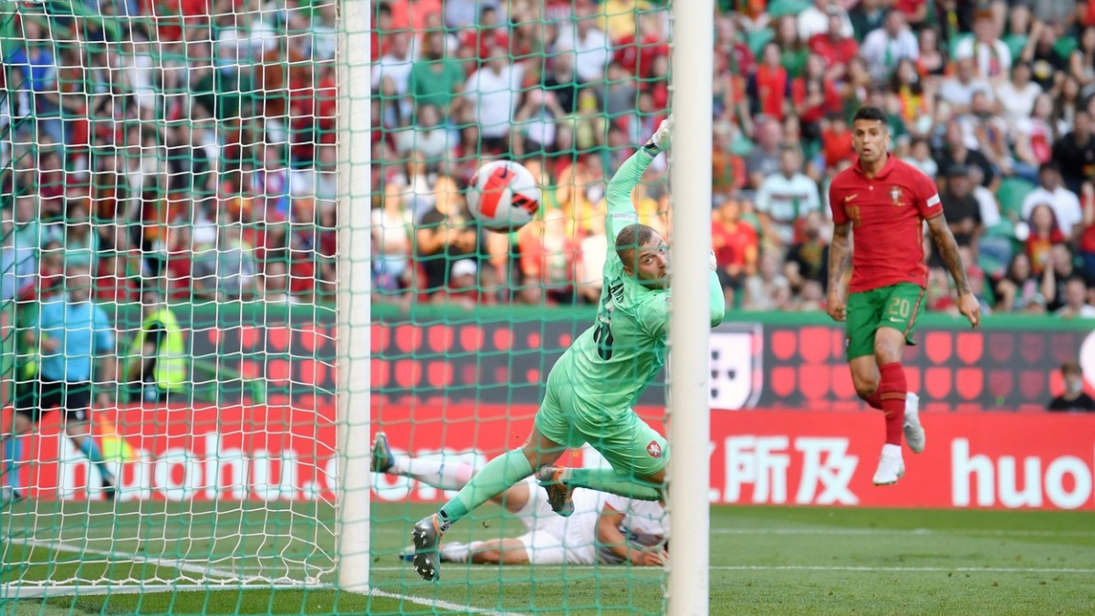 Fotbalová Liga národů: Češi podlehli Portugalcům 0:2