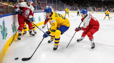 Čeští hokejoví junioři v souboji o bronz podlehli na MS Švédům 1:3