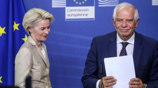 Ursula von der Leyenová a Josep Borrell představili plán nového balíku protiruských sankcí