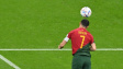 Senzor v míči podle Adidasu nezaznamenal před gólem kontakt s Ronaldovou hlavou