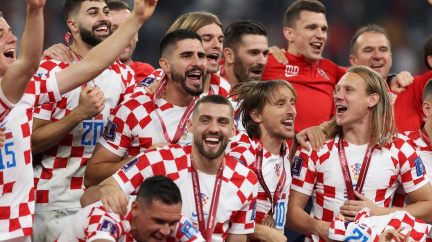 Fotbalisté Chorvatska na mistrovství světa získali bronz, Maroko porazili 2:1