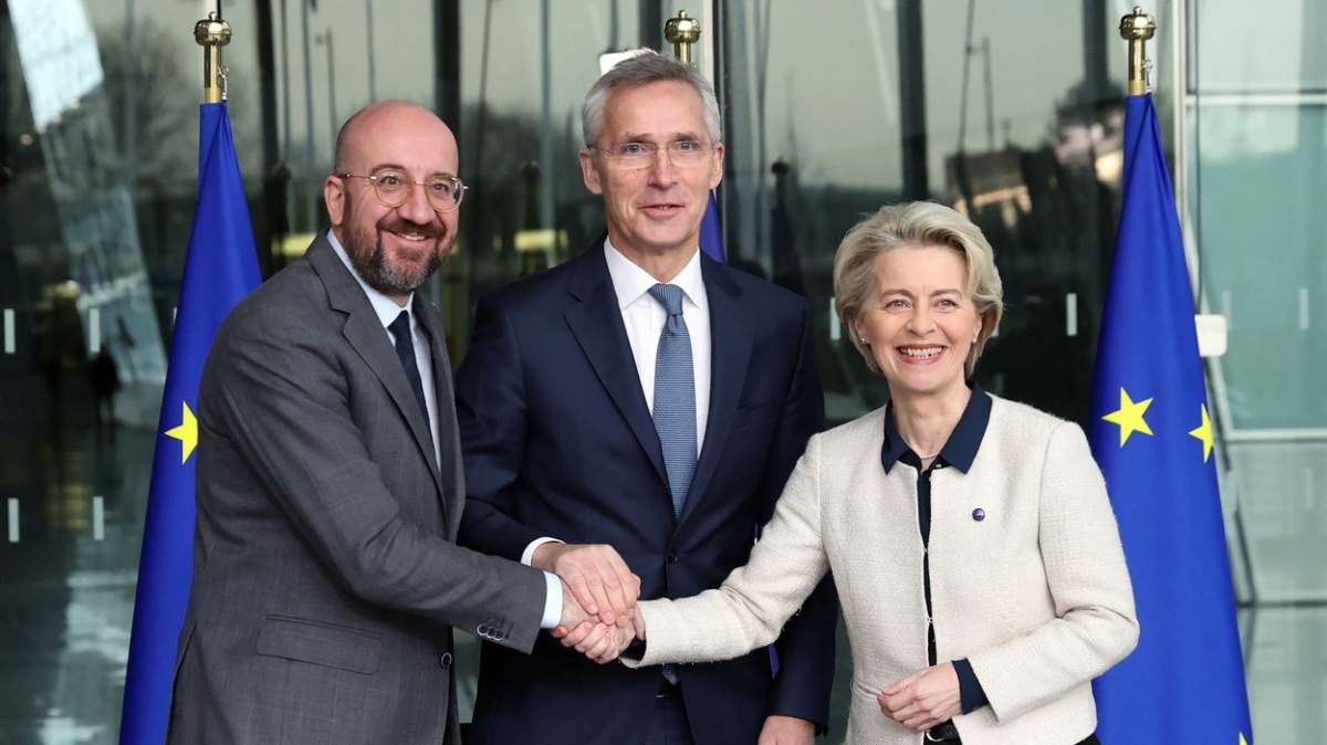 NATO a EU ve společné deklaraci potvrdily podporu Ukrajiny