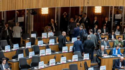 Svobodní při projevu Zelenského v rakouském parlamentu opustili na protest sál