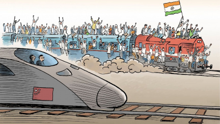 Indickou vládu pobouřila karikatura o Indii jako nejlidnatější zemi světa