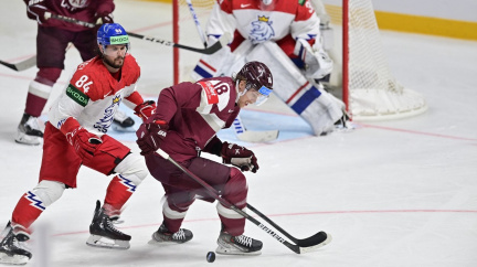 Čeští hokejisté podlehli na MS Lotyšsku 3:4 v prodloužení