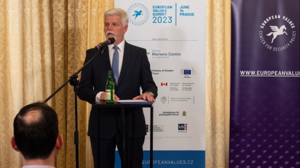 Petr Pavel na pražské konferenci: Jediný způsob, jak zachovat naše hodnoty, je spolupráce