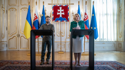 Perspektiva Ukrajiny je v NATO, řekla Čaputová po schůzce se Zelenským