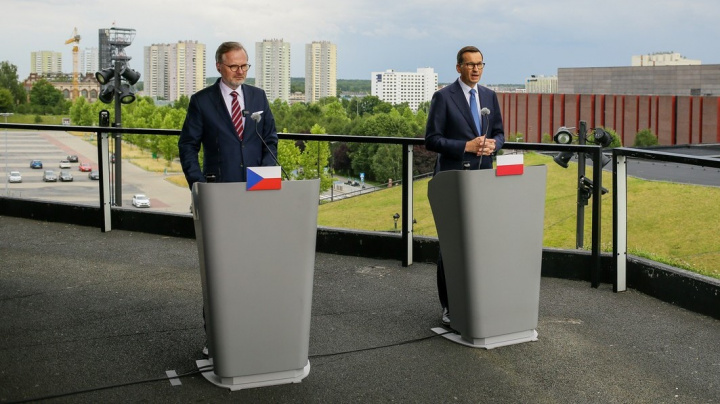 ČR a Polsko mají shodu stran nelegální migrace, řekl Fiala, který nedávno Poláky kritizoval