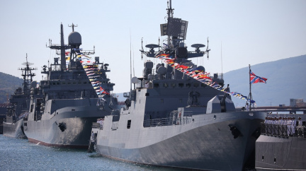 Ukrajina tvrdí, že u Novorossijsku zasáhla ruskou výsadkovou loď