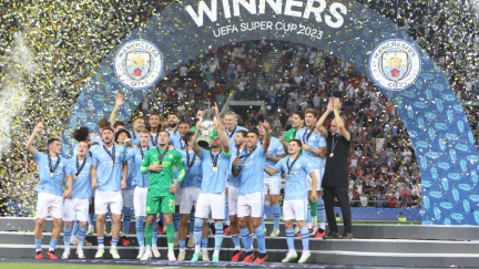 Manchester City udolal po penaltách Sevillu a poprvé získal Superpohár UEFA