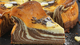 Zebra cheesecake je nejen CHUTNÝ dezert, ale zvládne ho upéct úplně každý!