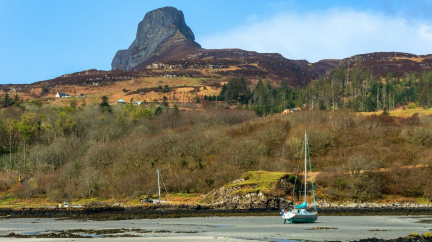 Ostrov ve Skotsku, kde je udržitelnost a soběstačnost smyslem komunity