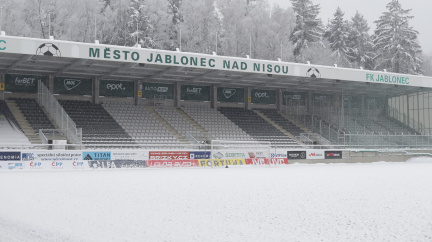 Aktualizováno: Kvůli vydatnému sněžení byly ve fotbalové lize odloženy další zápasy