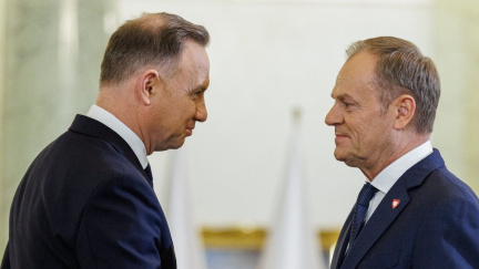 Polský prezident vetoval Tuskově vládě první zákon - kvůli konfliktu o média