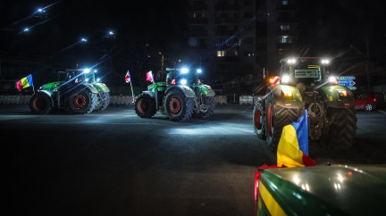 V Rumunsku protestují autodopravci a zemědělci, blokují přechody s Ukrajinou