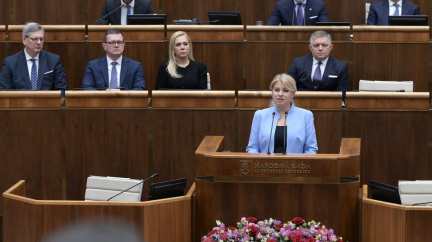 Čaputová v parlamentu kritizovala vládní předlohu na změny v trestním právu