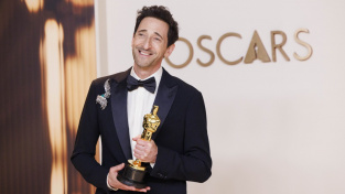 Adrien Brody převzal Oskara za nejlepší výkon v hlavní roli