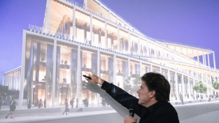 Vítězný návrh projektu Vltavské filharmonie