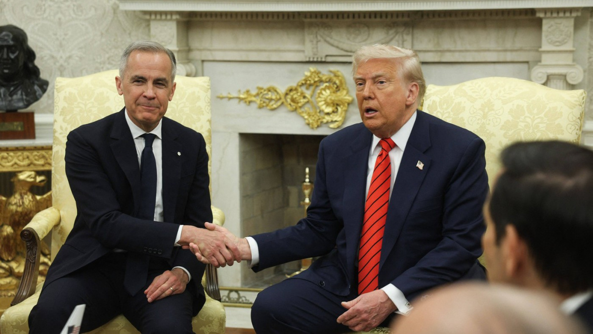 Kanadský premiér Carney označil jednání s Trumpem v Bílém domě za konstruktivní