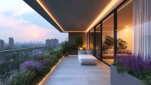 Galerie inspirací pro české terasy a lodžie ve stylu Lumin House