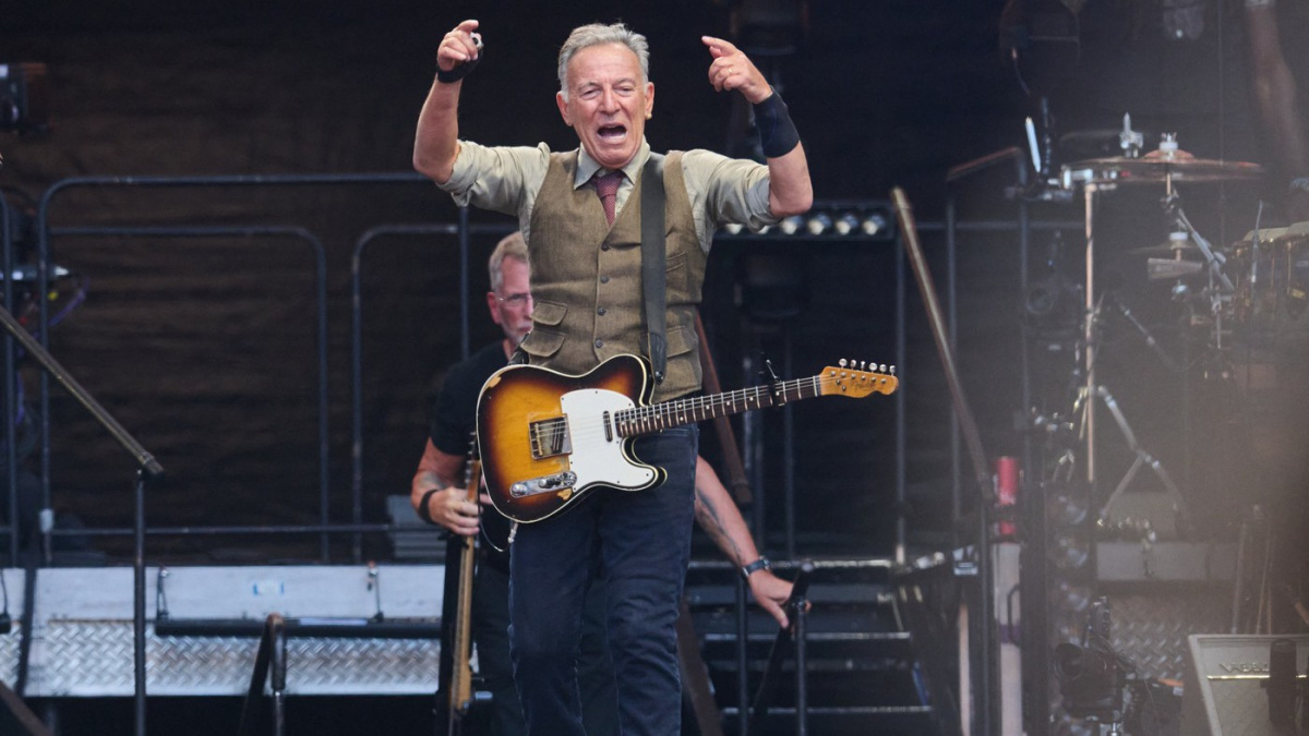 V pražských Letňanech dnes vystoupí americký zpěvák Bruce Springsteen