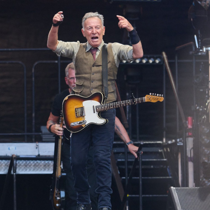 V pražských Letňanech dnes vystoupí americký zpěvák Bruce Springsteen