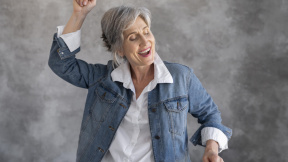 portrait-smiley-senior-woman-jean-jacket