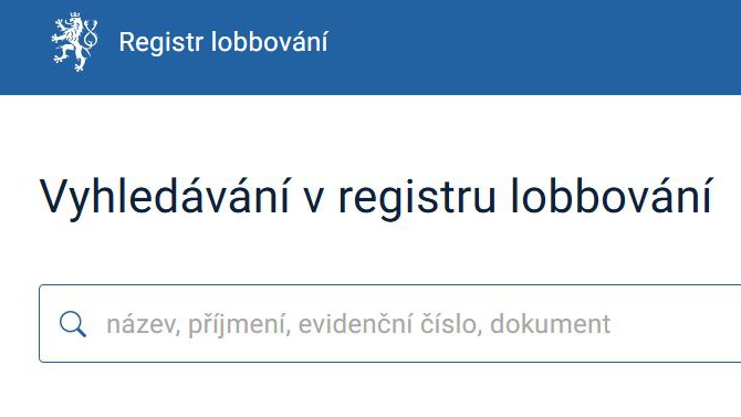 Lobbování získalo pravidla, zákon nabyl účinnosti
