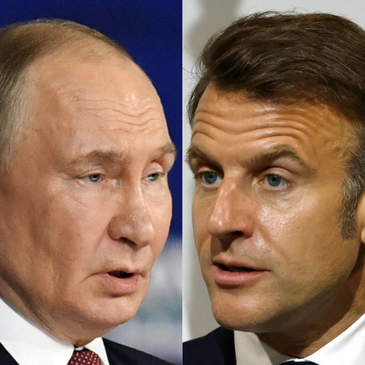 Putin a Macron si poprvé po třech letech telefonovali, tématem byla Ukrajina