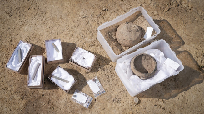 Pohřebiště nález