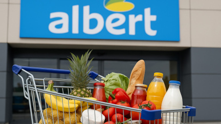 V Albertu se stojí fronty na pokladny. Řetězec zlevnil tyto klíčové potraviny