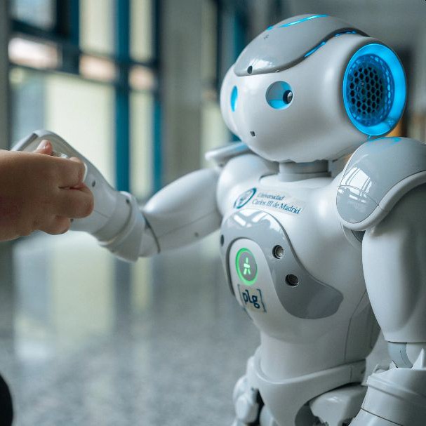 Klienti s autismem a demencí v Jablonci nad Nisou testují sociálního robota s AI