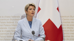Prezidentka Švýcarska Karin Keller Sutterová