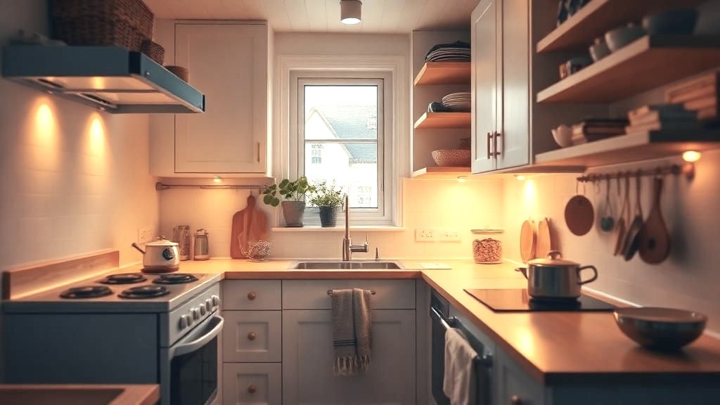 Malá kuchyně, velký efekt: 7 chytrých triků, jak z ní udělat útulný a funkční prostor