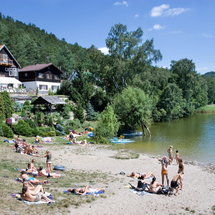 Hygienici zakázali koupání v Máchově jezeře na Českolipsku. Důvodem jsou přemnožené sinice.