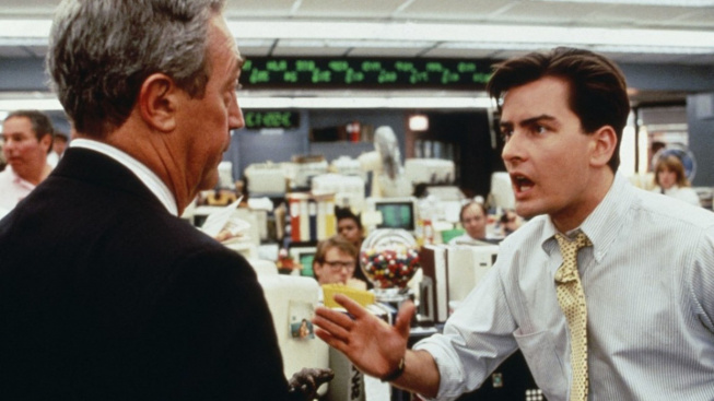 Charlie Sheen ve filmu Wall Street