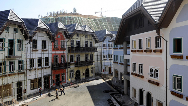 Hallstatt China náměstí