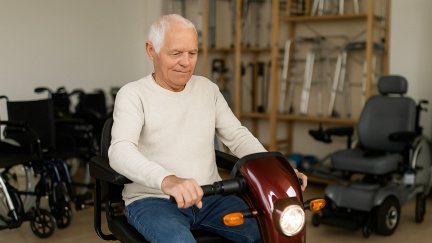 Elektrický vozík pro seniory můžete mít s touhle fintou za zlomek ceny
