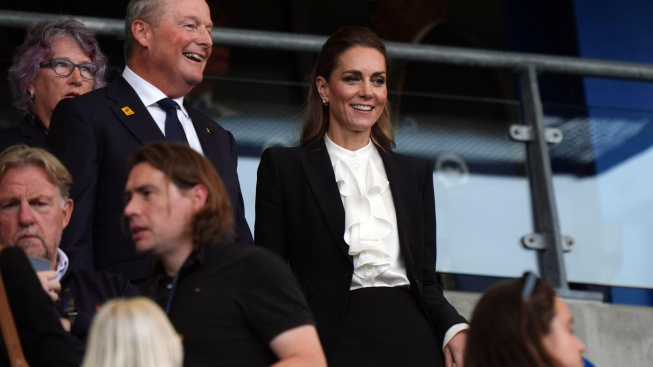 Kate Middleton vyfocená během ženského rugby World Cup 2025