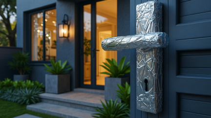 Lidé po celém světě lepí alobal na kliky dveří – důvod vás překvapí!