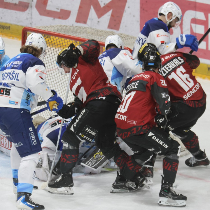 Sparta má podruhé za sebou všechny body, porazila úřadujícího mistra Brno 4:1