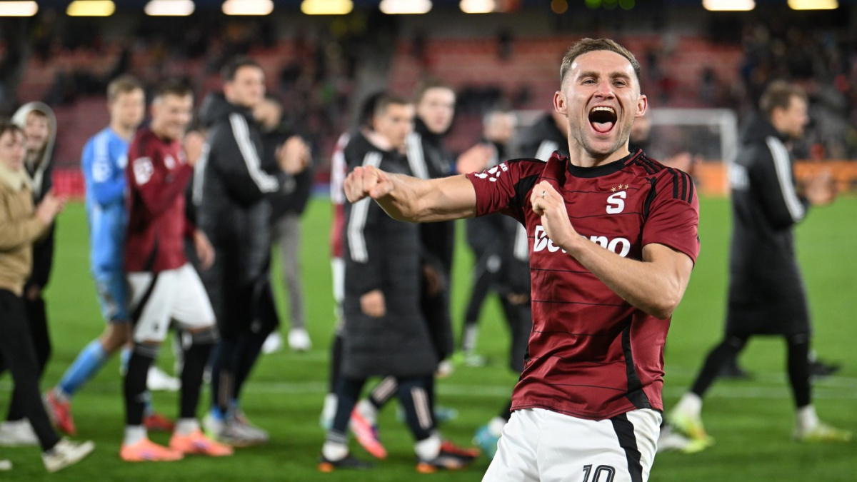 Fotbalisté Sparty zdolali 2:1 Bohemians 1905 a vrátili se do čela ligové tabulky