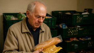 senior a potravinová banka