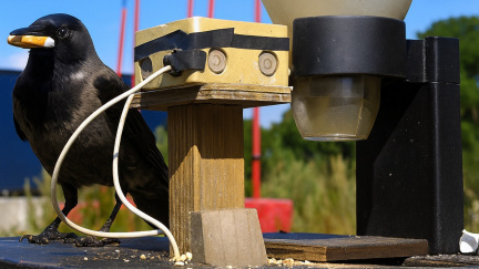 Vrány jako úklidová četa: Švédsko testuje geniální způsob úklidu ulic