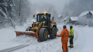 Meteorologové varují: Ze severu se valí sněhové mraky