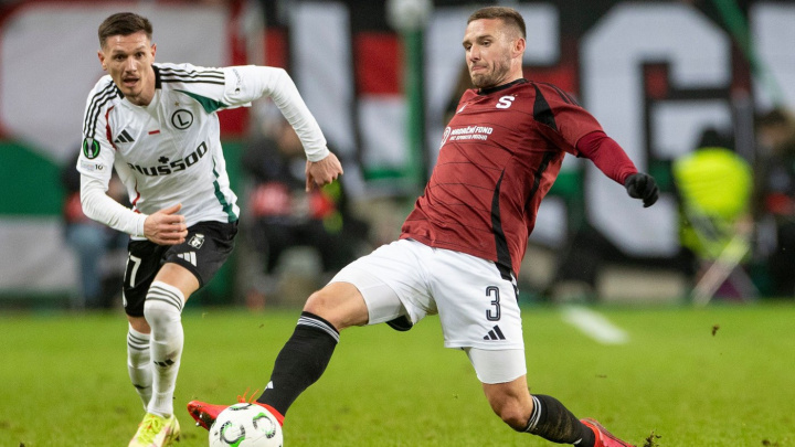Fotbalisté Sparty vyhráli v Konferenční lize na půdě Legie 1:0, rozhodl Preciado
