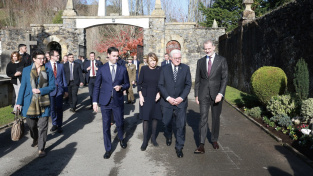 Steinmeier jako první německý prezident navštívil španělské město Guernica