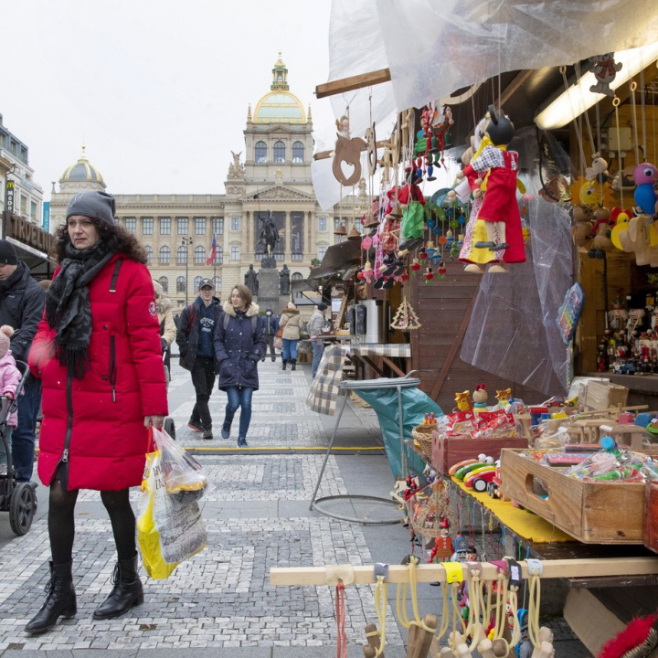 Na Staroměstském a Václavském náměstí v Praze dnes začínají vánoční trhy